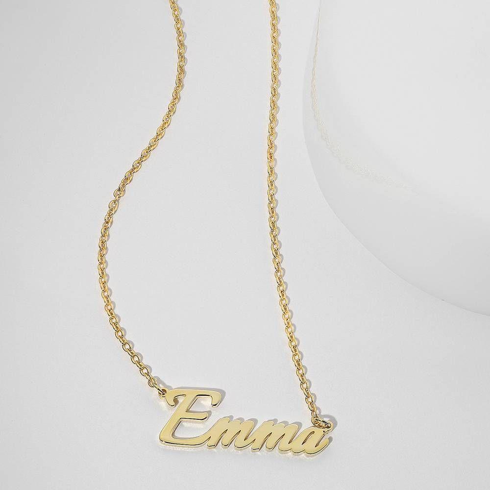 Personalized  Name Necklaces  - 14K Gold Name Necklace - Christmas Gift Ideas for Her - Custom Name Necklace - Name Plate Necklace-Christmas Gifts