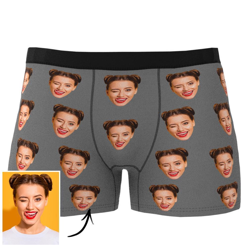 Custom Corlorful Face Boxer Shorts One Face Underwear