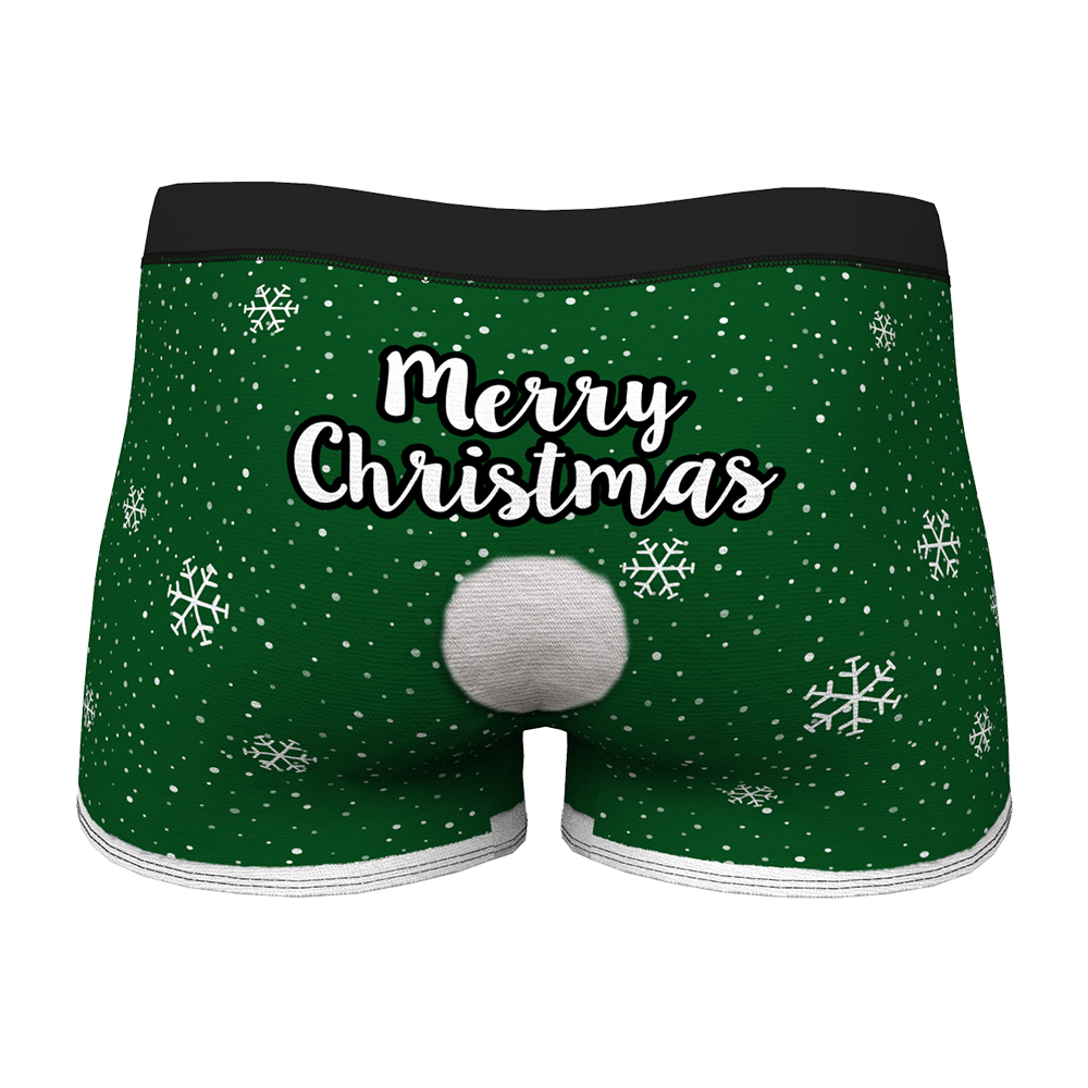 Christmas Gift Ideas, Custom Face Men's Christmas Underwear Face On Body Boxers