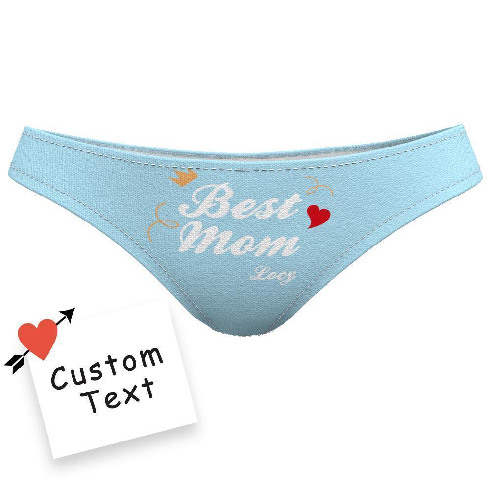 Best Mom Red Hearts Women's Panties Gifts for Mom - soufeelus