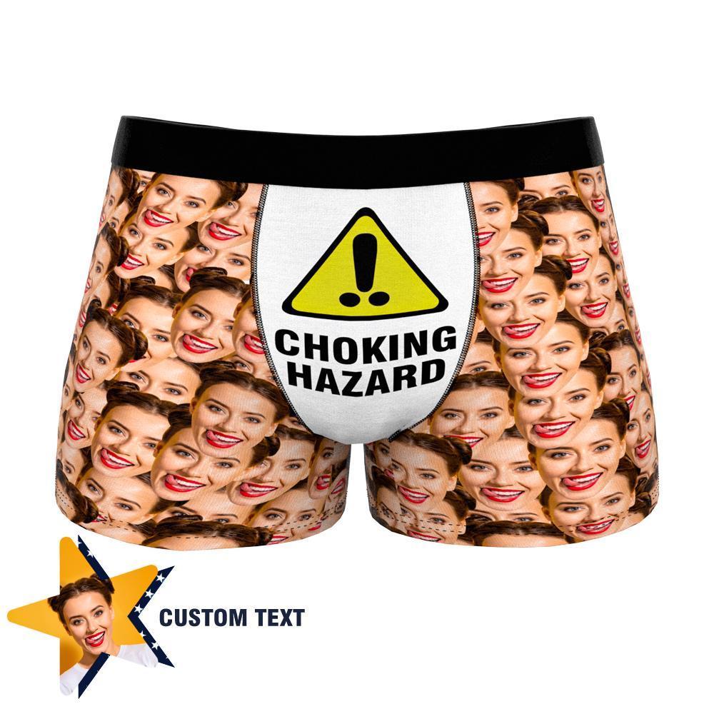 Custom Photo Boxer Funny Face Mash Underwear Gift For Boyfriend