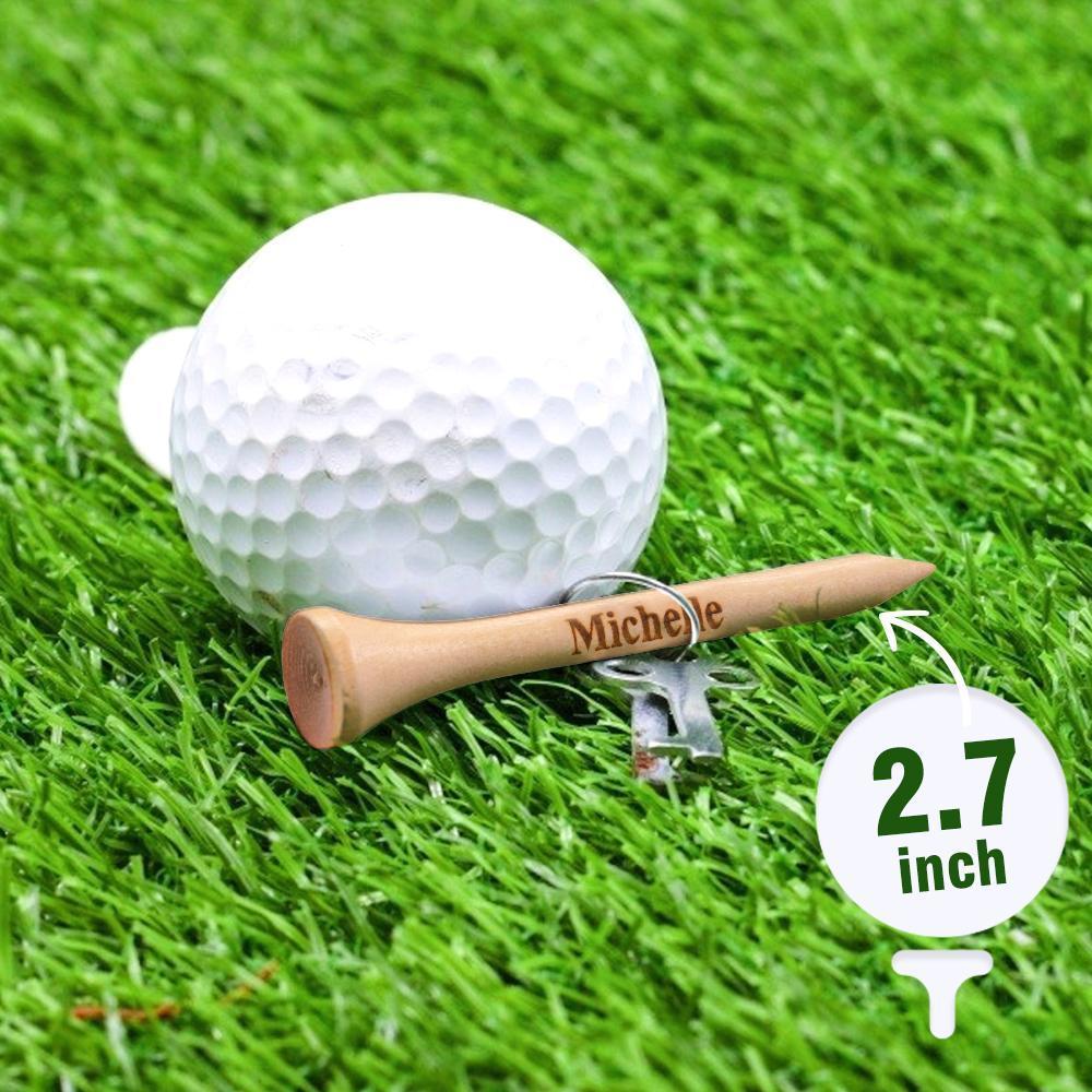 Custom  Engraved Golf Tees Outdoor Sports Gifts for Man
