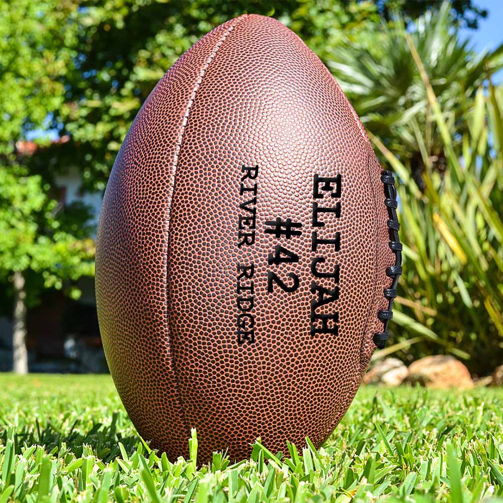 Engraved American Football Personalized Number Name for Football Sports Lover Gift - soufeelau
