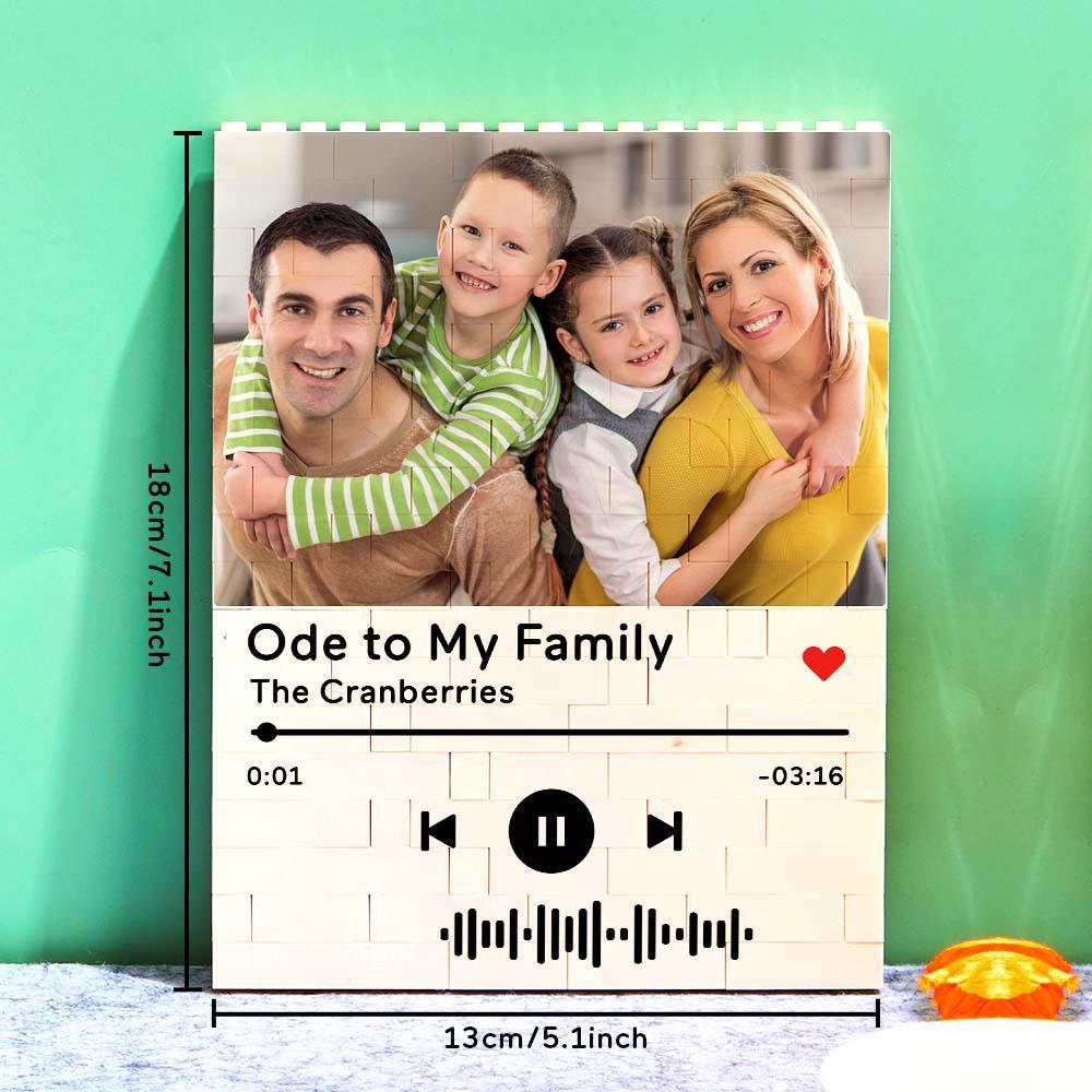Personalized Photo Building Block Custom Music Code Gifts for Hm - soufeelau