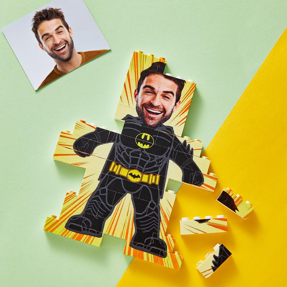 Custom Photo Minime Building Brick Puzzle Personalized Photo Block Gift For Men - soufeelau