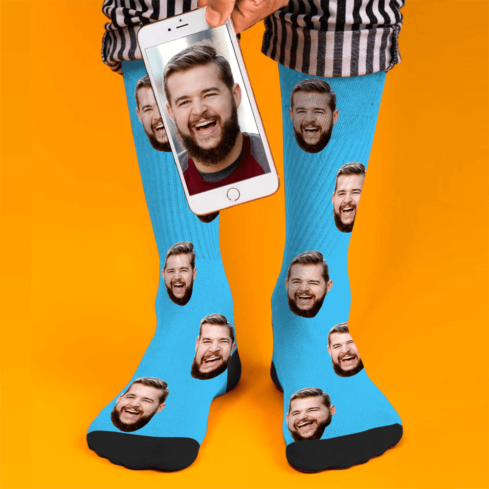 Custom Face Socks - Colorful-Christmas Gifts