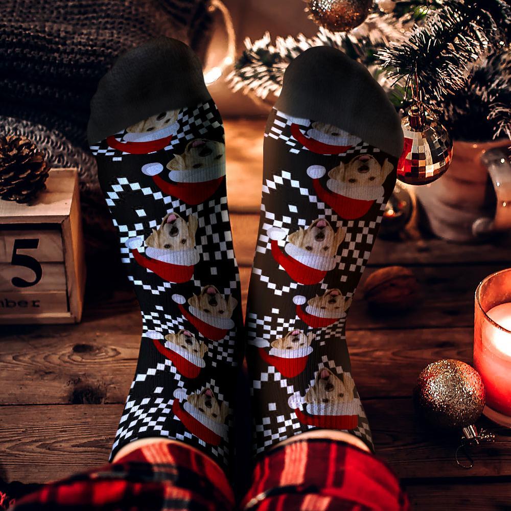 Custom Socks Face Socks Photo Socks Christmas Gifts For Pet Lovers
