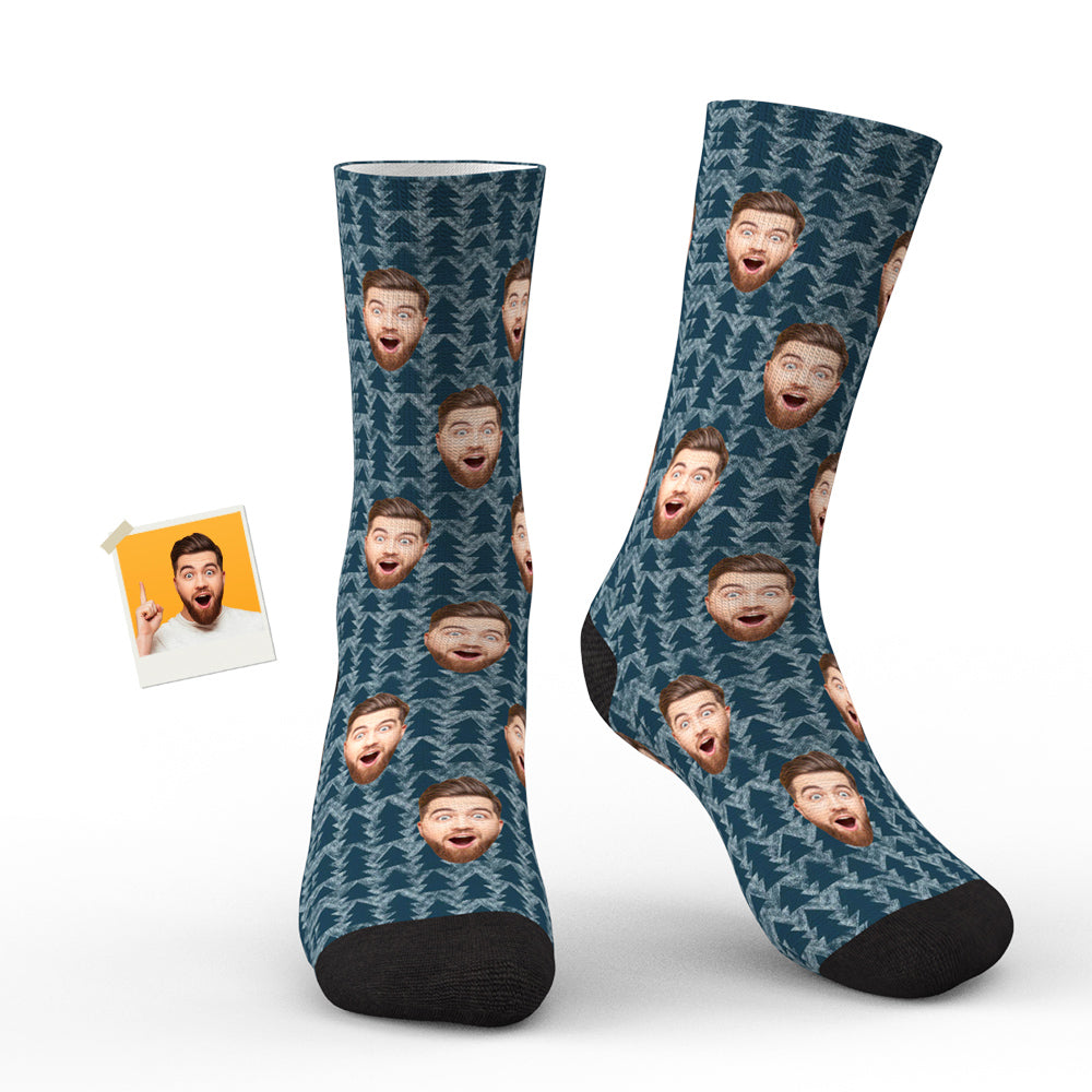 Custom Face Squirrel Personalized Photo Socks - soufeelau