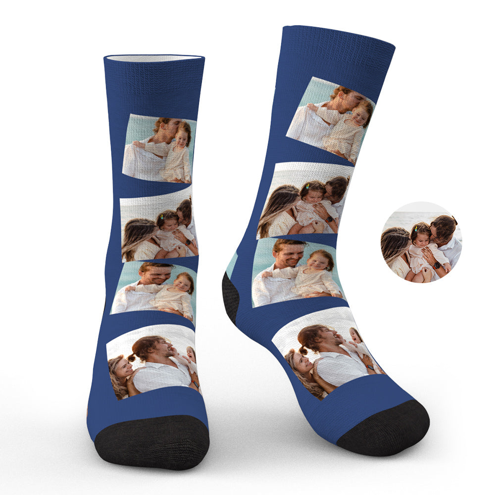 Custom Photo Socks Multi-map Fashion Gifts - soufeelau