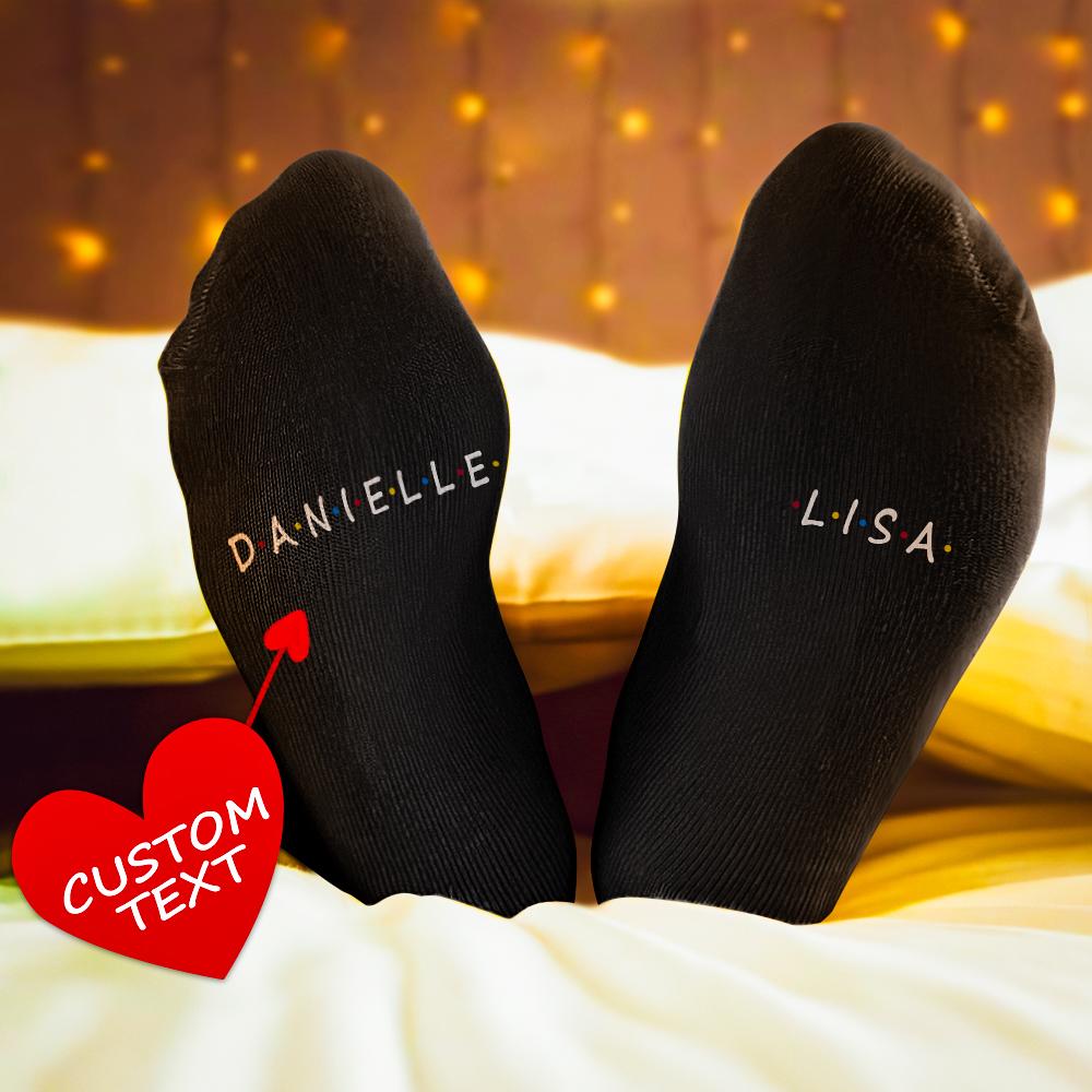 Custom Engraved Socks Friend Socks - Personalised Socks Gifts - soufeelau