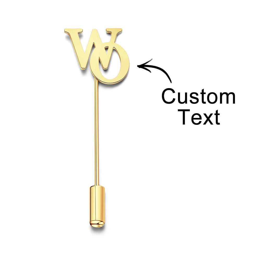 Custom Engraved Brooch Exquisite Decoration Gifts - soufeelau
