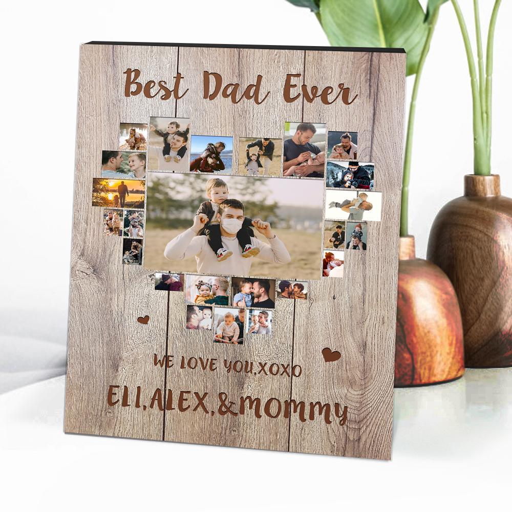 Personalised Canvas Prints With Multipicture Perfect Gift For Father's Day - soufeelau