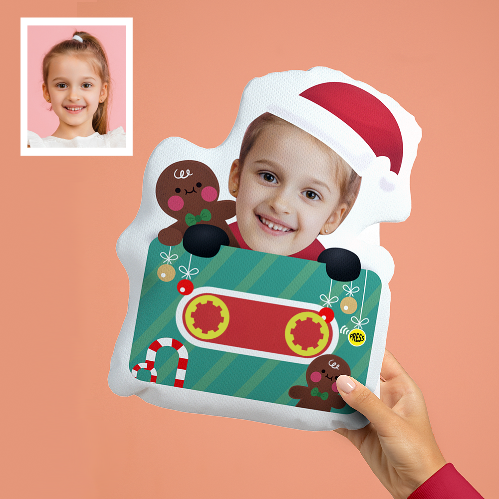 Christmas Minime Gift Custom Christmas Minime Throw Pillow Gingerbread Man Doll - soufeelau