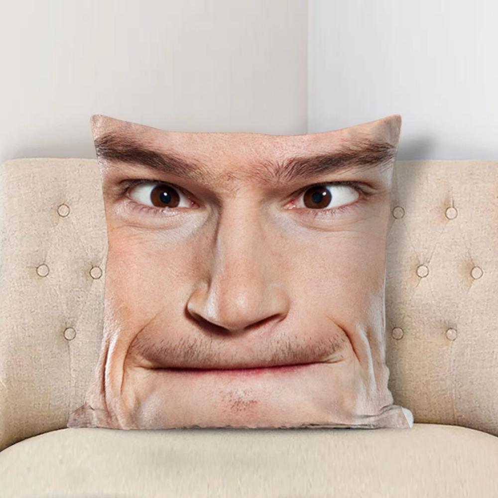 Custom Photo Pillow Spoof Face Pillow Gift For Friend - soufeelau