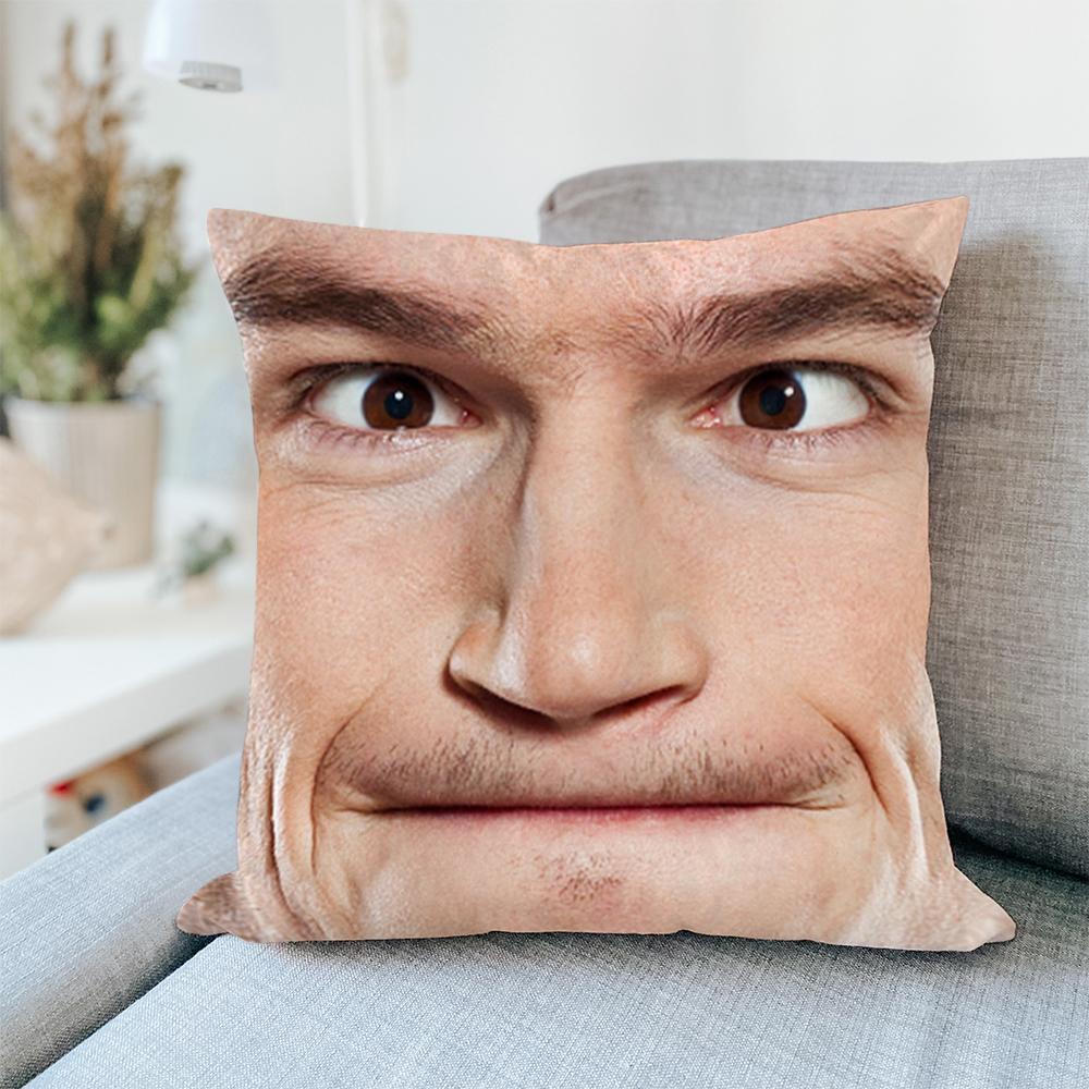 Custom Photo Pillow Spoof Face Pillow Gift For Friend - soufeelau