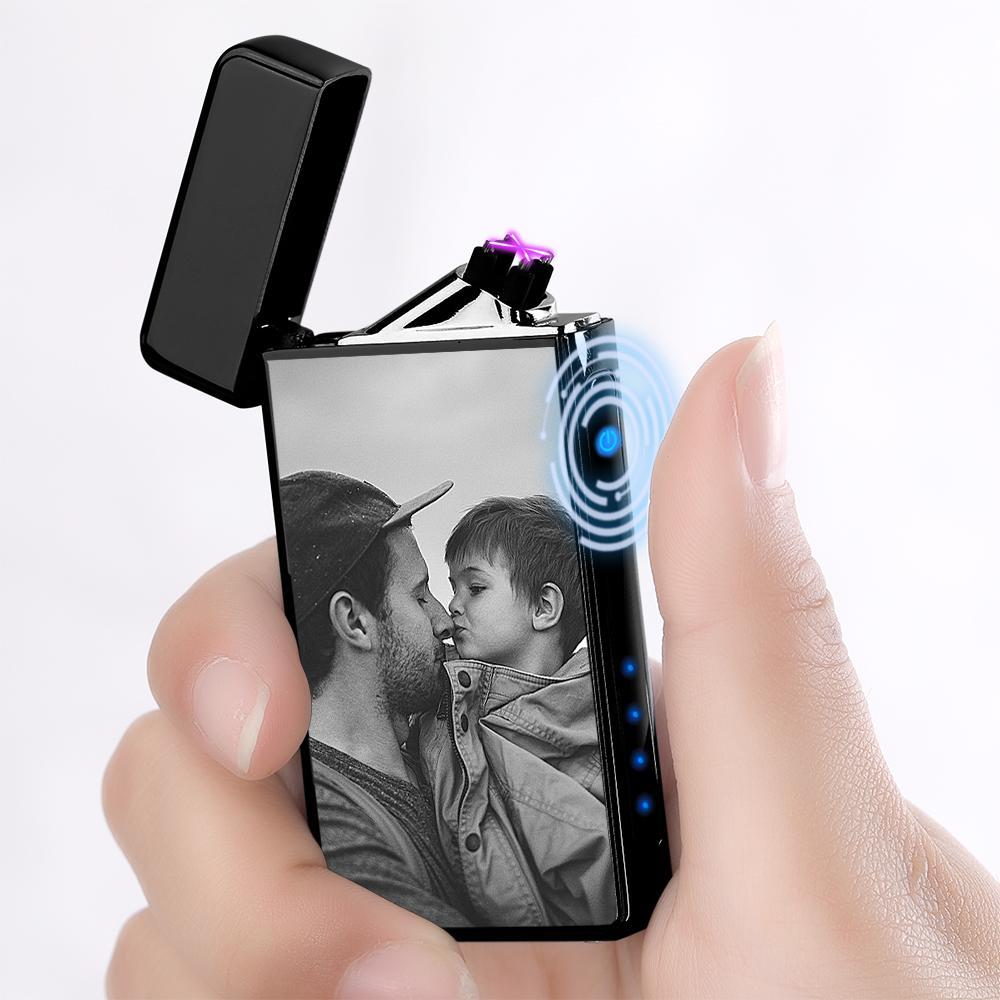 Photo Lighter Custom Photo Engraved Lighter Father's Day Gift - soufeelau