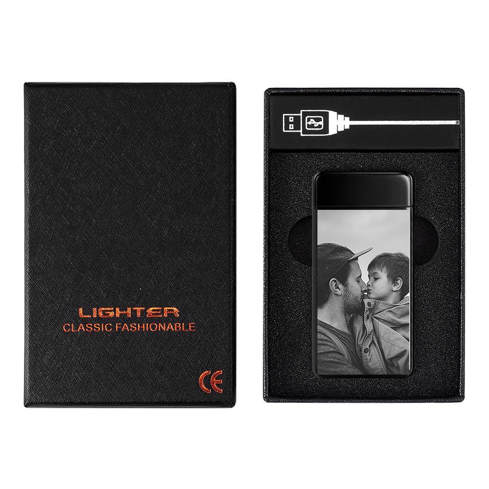 Photo Lighter Custom Photo Engraved Lighter Father's Day Gift - soufeelau