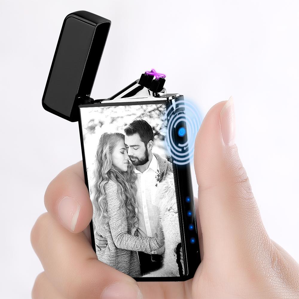 Photo Lighter, Custom Photo Engraved Lighter Father's Day Gift