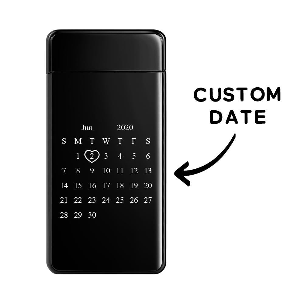Photo Lighter Custom Photo and Calendar Lighter for Valentine's Gift - soufeelau
