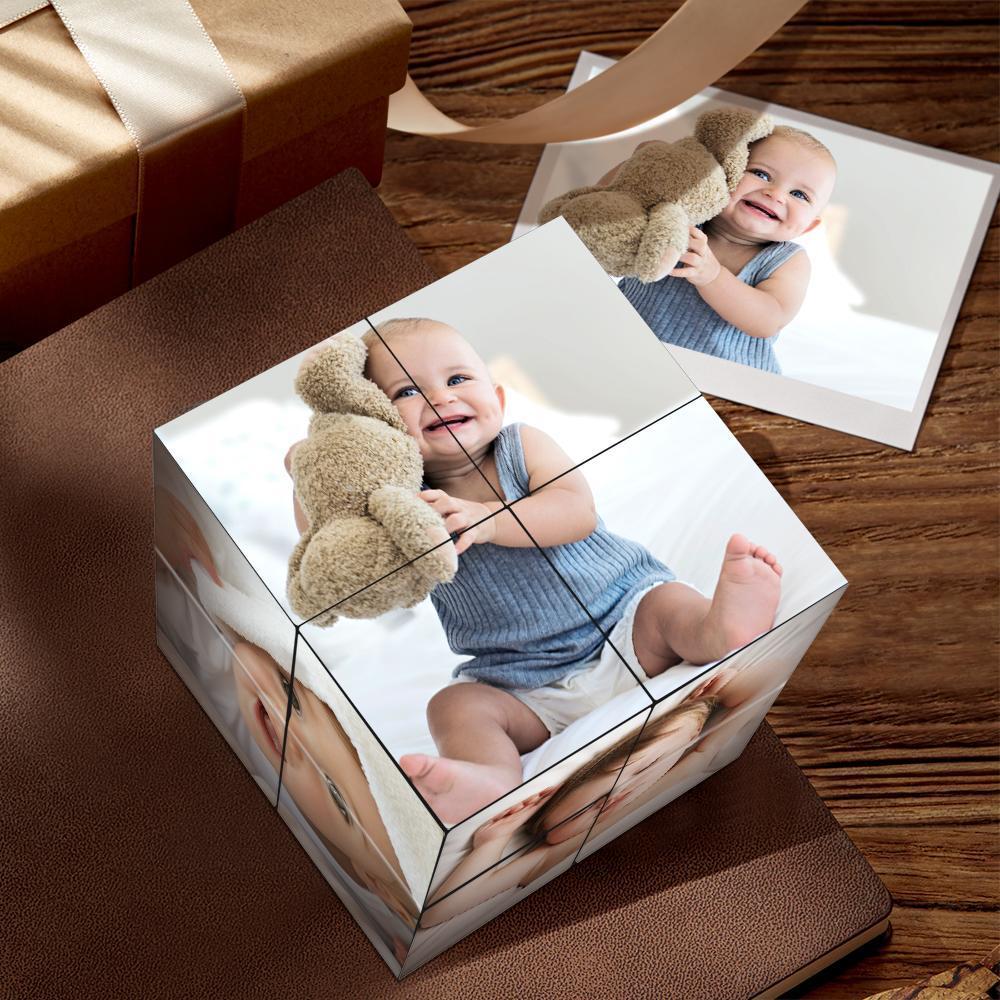 Custom Photo Frame Multiphoto rubic's Cube Baby's Gift