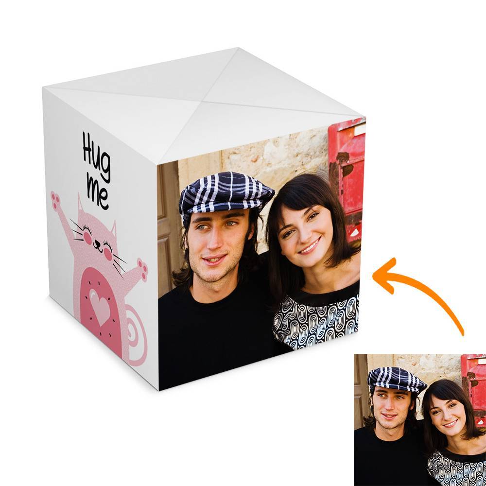 Surprise Box Custom Photo Surprise Explosion Bounce Box DIY - Hug Me Surprise Box