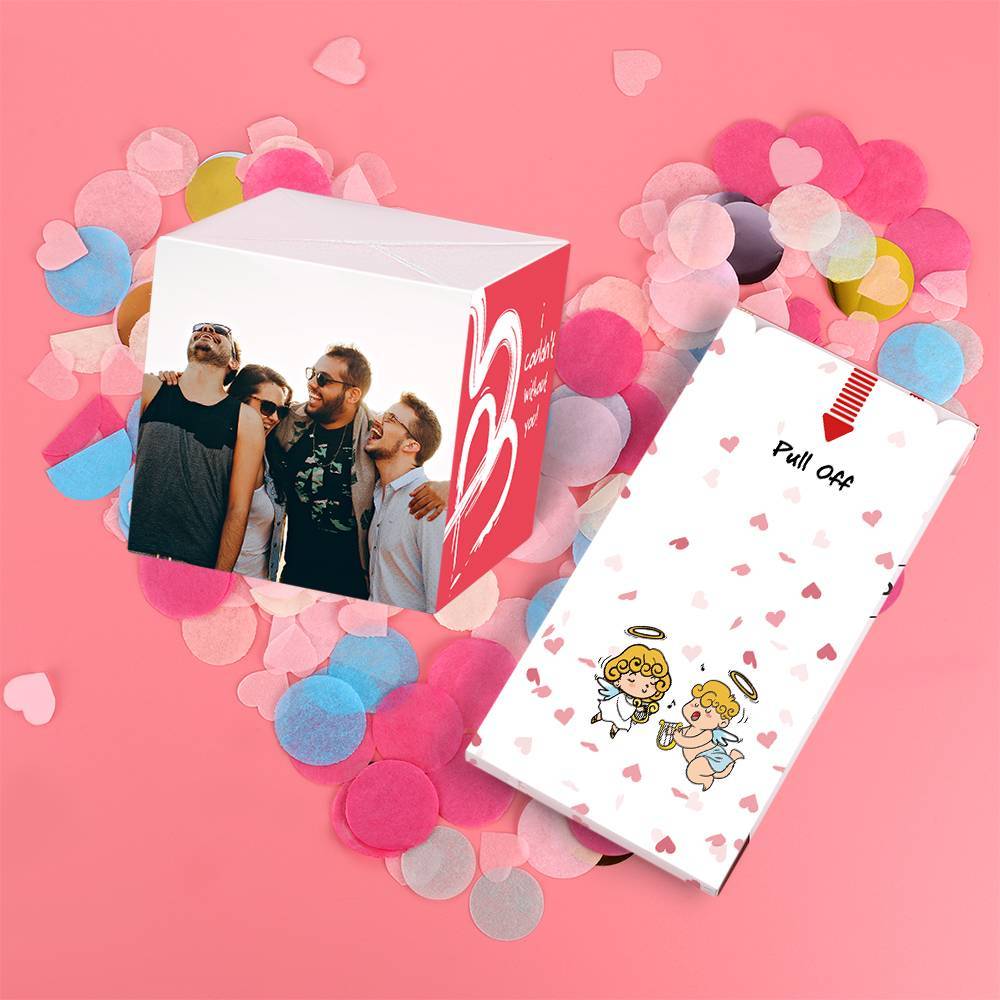 Surprise Box Custom Photo Surprise Explosion Bounce Box DIY - You're the Best