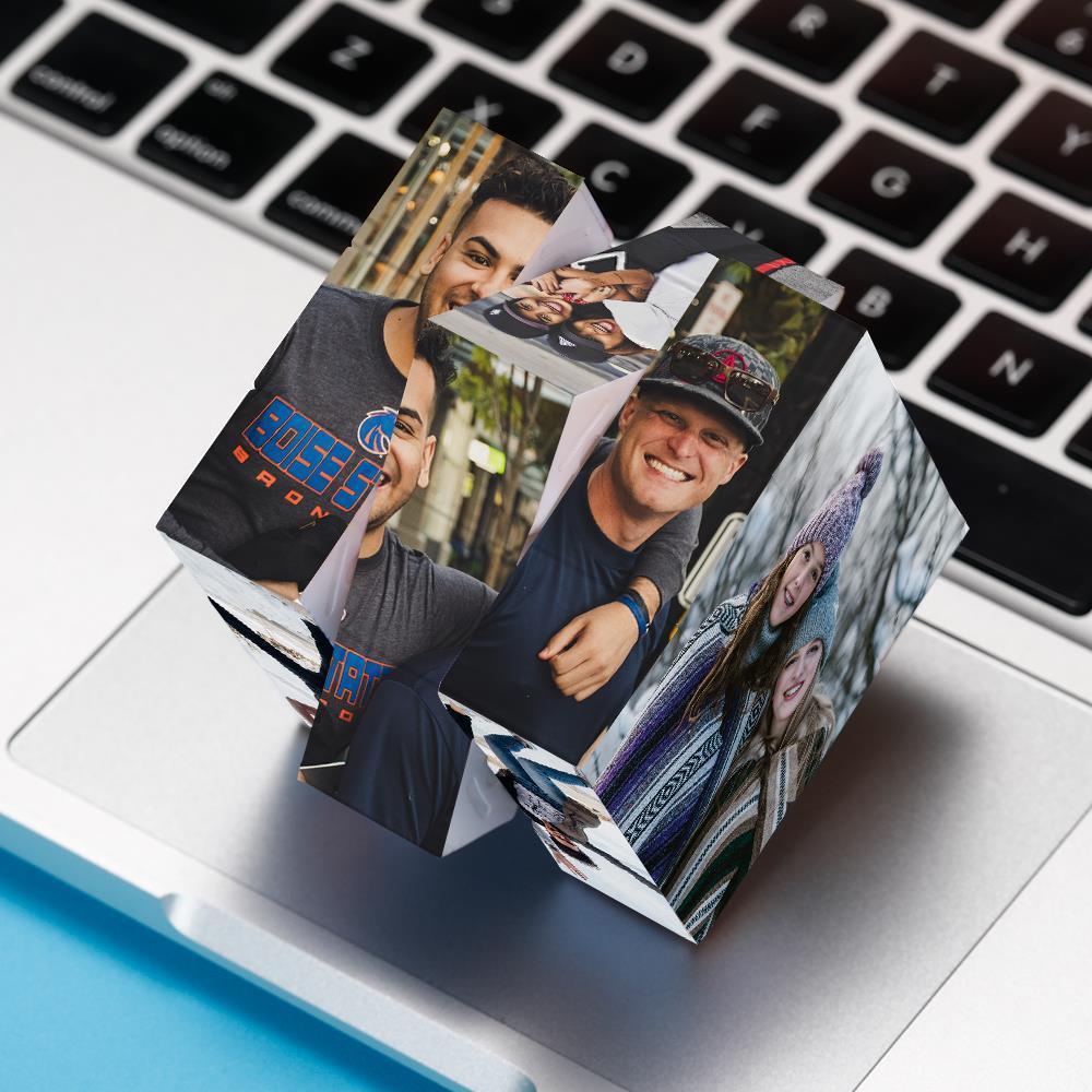 Photo rubic's Cube Personalised  Six Pictures Best Friends-Christmas Gifts