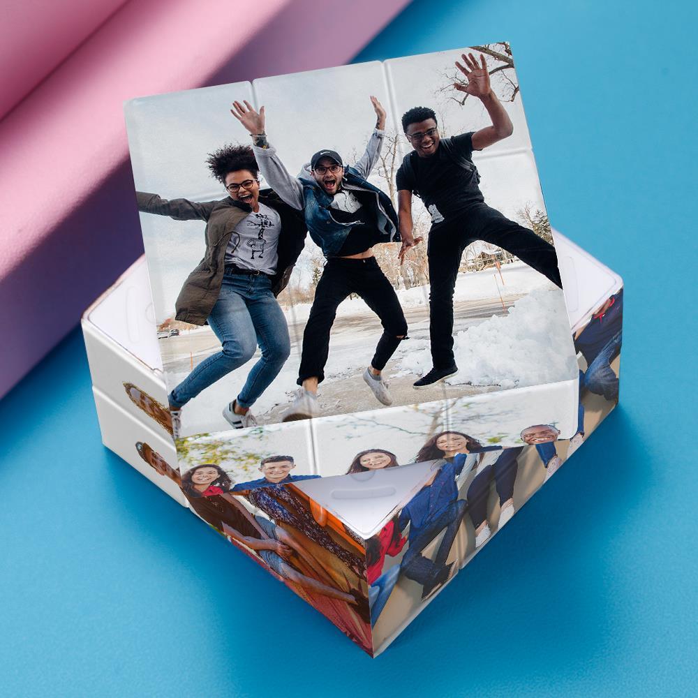 Photo rubic's Cube Personalised  Six Pictures Best Friends-Christmas Gifts