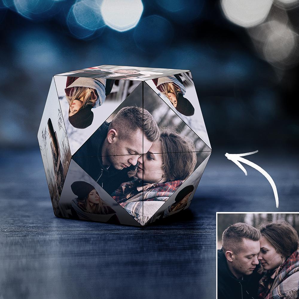 Custom Photo Personalised Rubic's Cube Rhombic for Couples Special Gifts