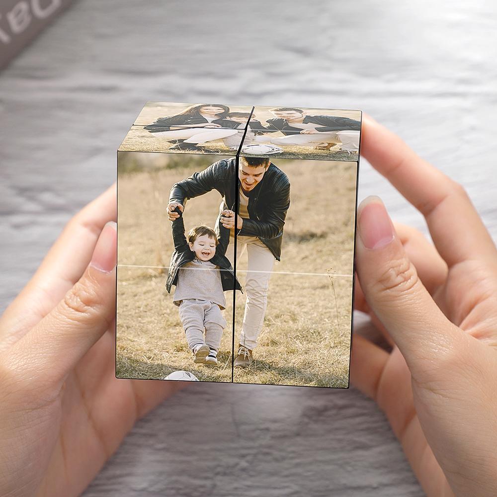 Custom Photo Personalised Rubic's Cube Rhombic for Family