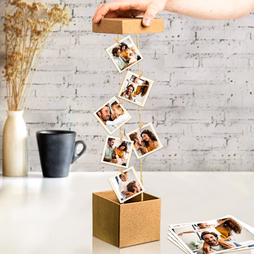 Personalized Pop Out Photo Box Gift for Family - soufeelau