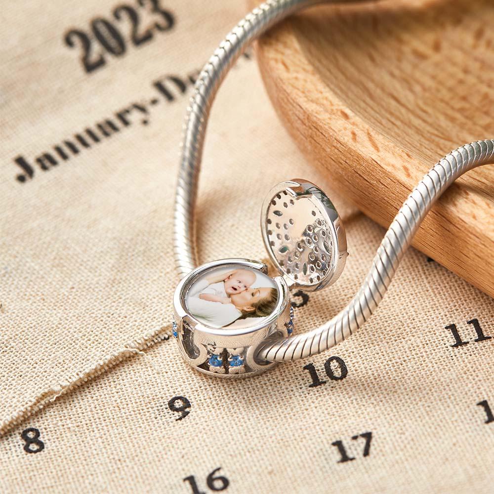 Custom Photo Charm Diamond Family Tree Unique Gifts - soufeelau