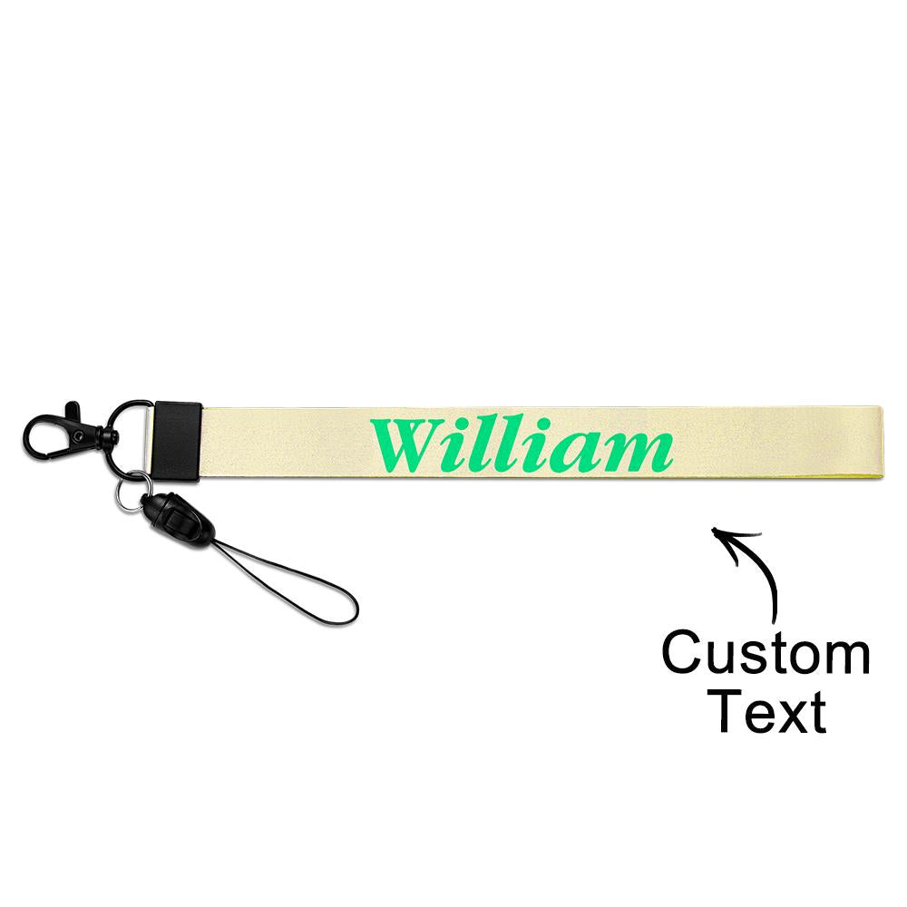 Personalized Text Bag Strap Fashion Belt keychain Decor For Him - soufeelau