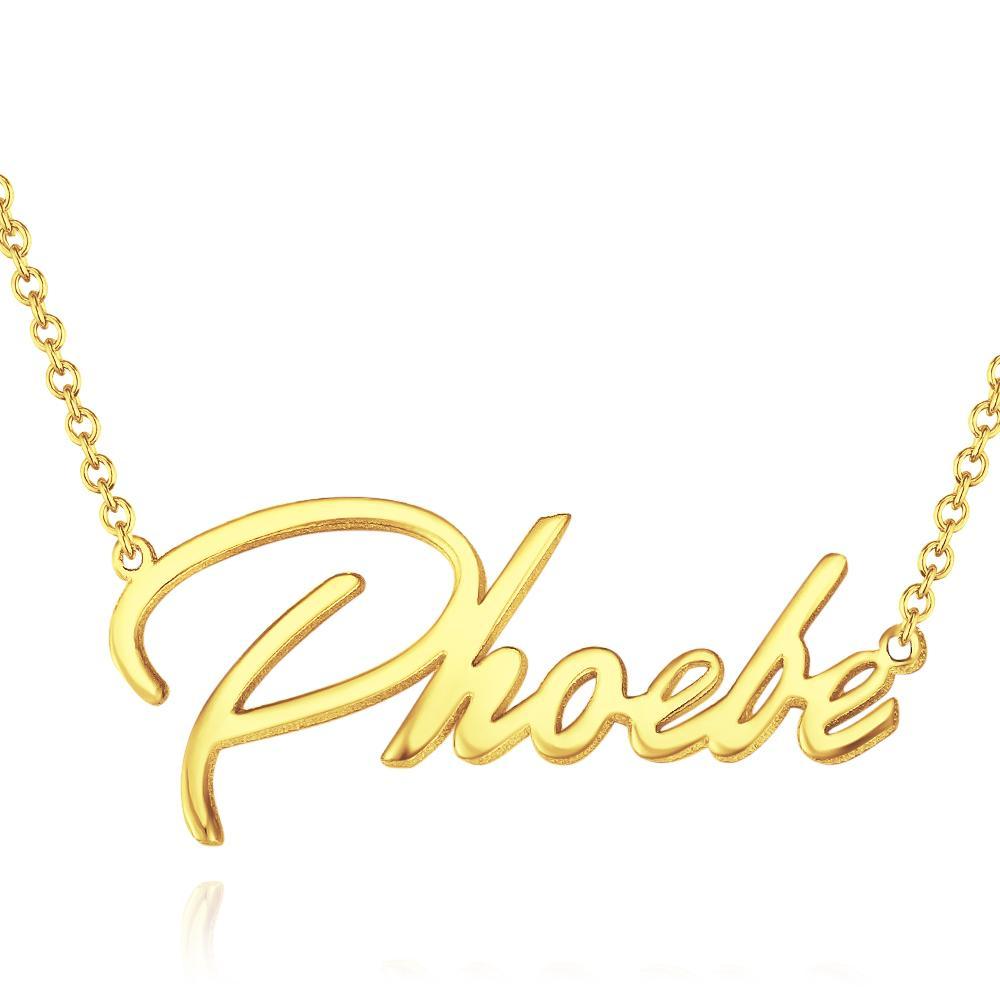 Soufeel Gold Style Name Necklace Gifts For Her