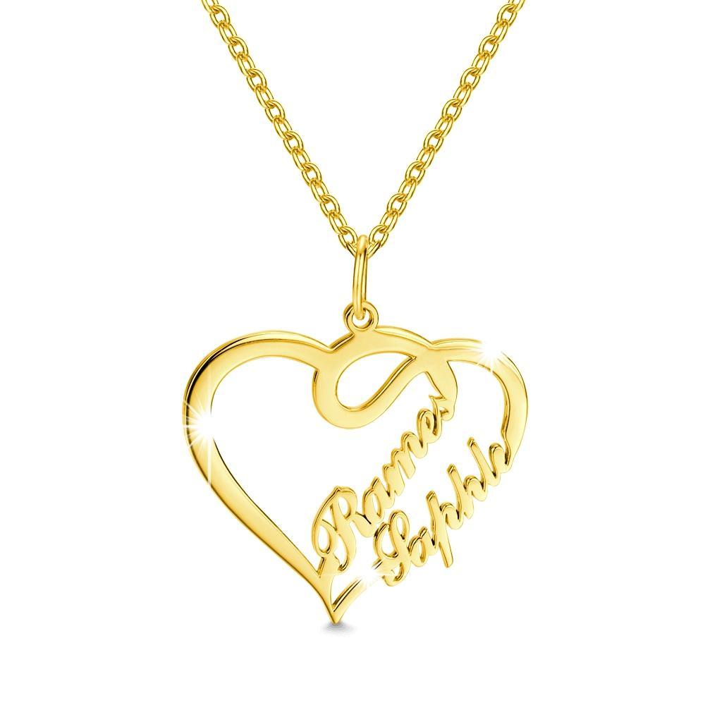 Soufeel Gold Style Name Necklace Gifts For Her