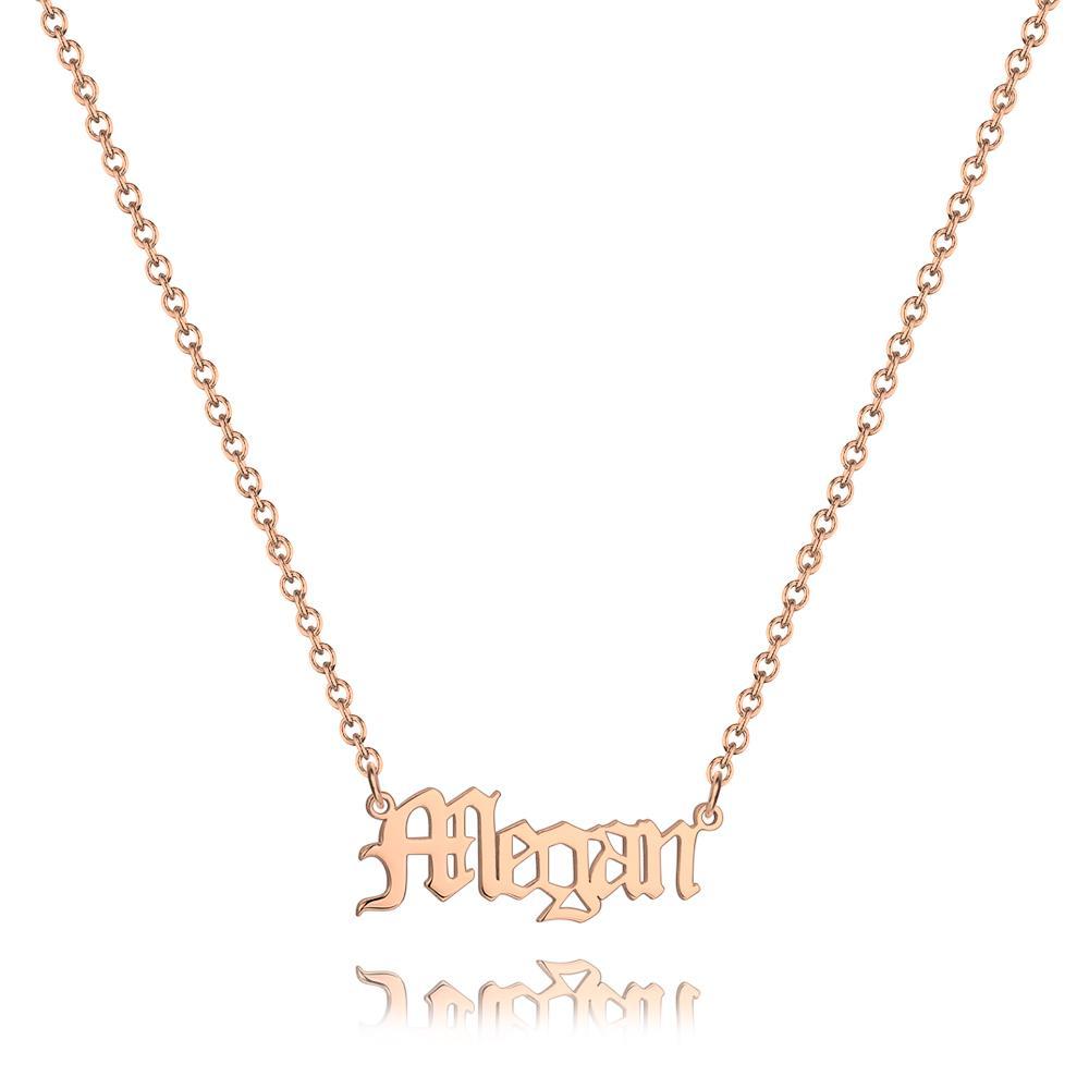 Soufeel Gold Style Name Necklace Gifts For Her