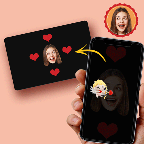 Scannable AR VR Animation 3D Card Virtual Reality Animation AR Graphic Cards Gift for Him - soufeelau