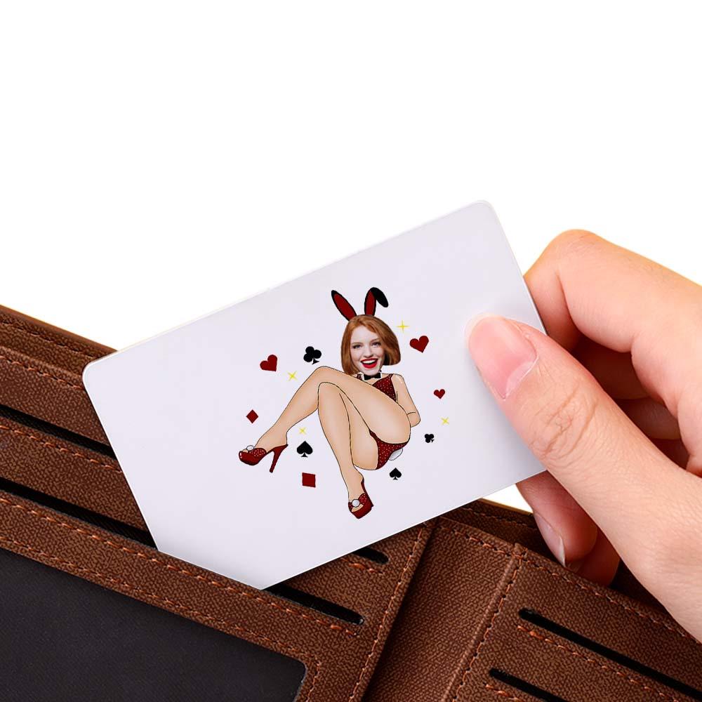 Scannable AR VR Animation 3D Card Virtual Reality Animation AR Graphic Cards Bunny Girl - soufeelau