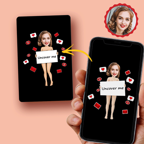 Scannable AR VR Animation 3D Card Virtual Reality Animation AR Graphic Cards Uncover Me - soufeelau