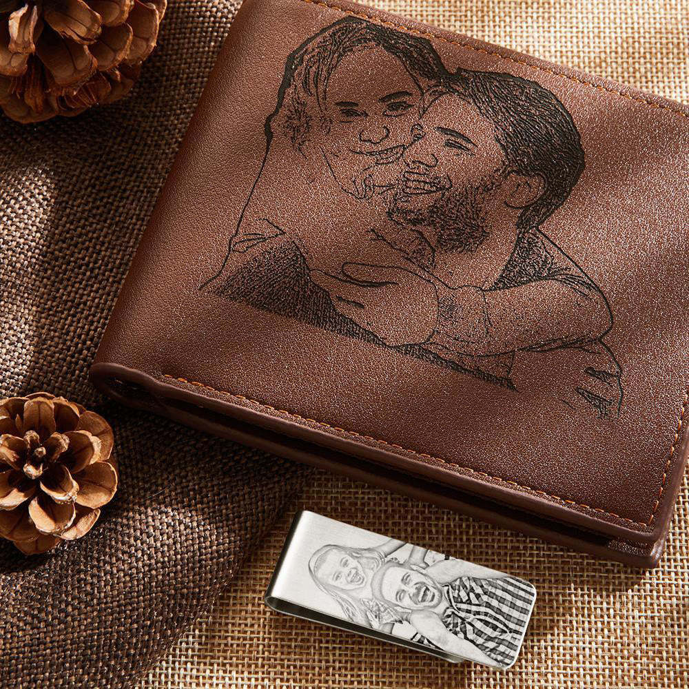 Custom Metal Money Clips Custom Your Photo Gift For Father Lover Husband