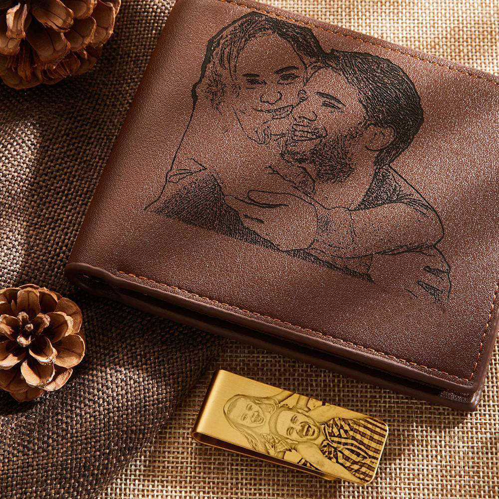 Custom Metal Money Clips Custom Your Photo Gift For Father Lover Husband
