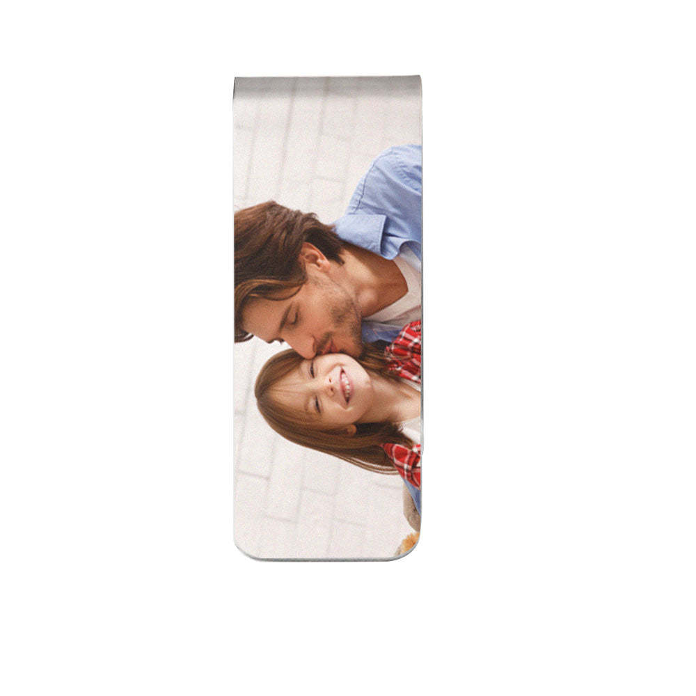 Custom Photo Money Clips Personalized Metal Money Clips Gift for Father Lover Husband - soufeelau
