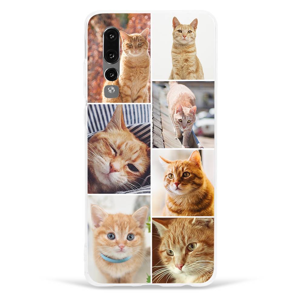 Custom Photo Collage Protective Phone Case 7 Pictures Soft Shell Matte - iPhone 11 Pro Max