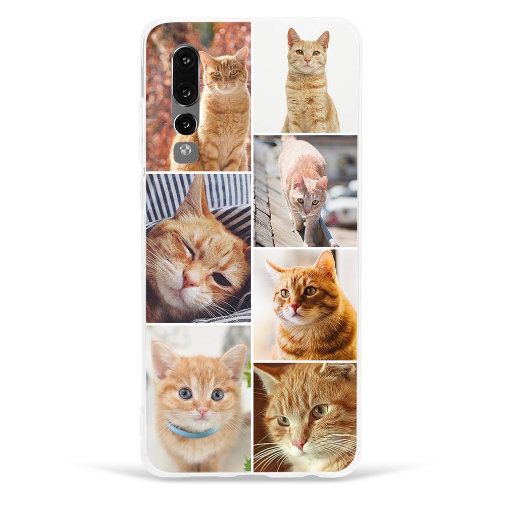 Custom Photo Collage Protective Phone Case 7 Pictures Soft Shell Matte - Samsung S7 Edge