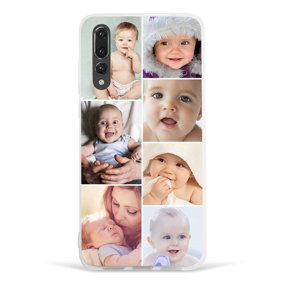 Custom Photo Collage Protective Phone Case 7 Pictures Soft Shell Matte - iPhone 11 Pro Max