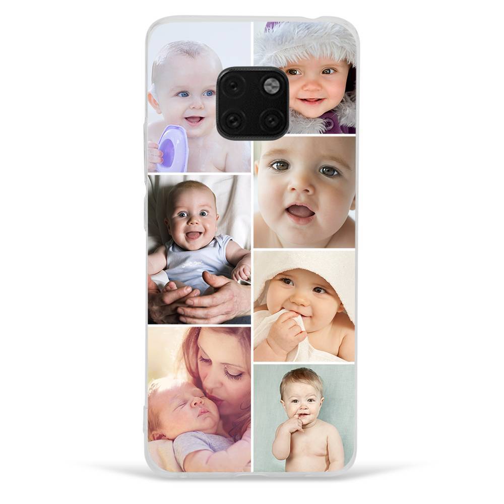 Custom Photo Collage Protective Phone Case 7 Pictures Soft Shell Matte - iPhone 11 Pro Max