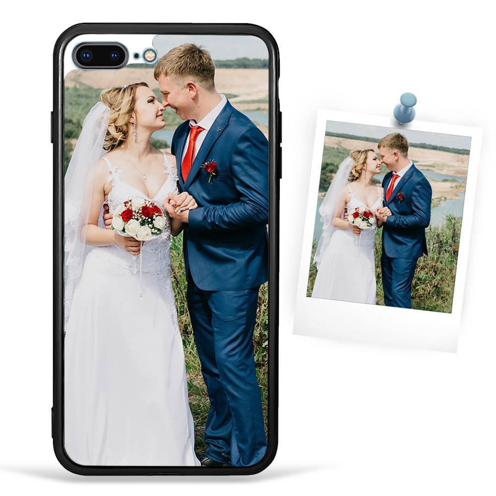 Custom Photo Protective Phone Case Acrylic Black - iPhone Case