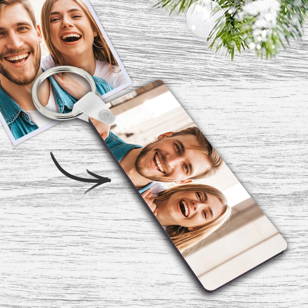 Photo Keychain With Music Code Keychain Gifts For Valentine's Day Unique Design - soufeelau