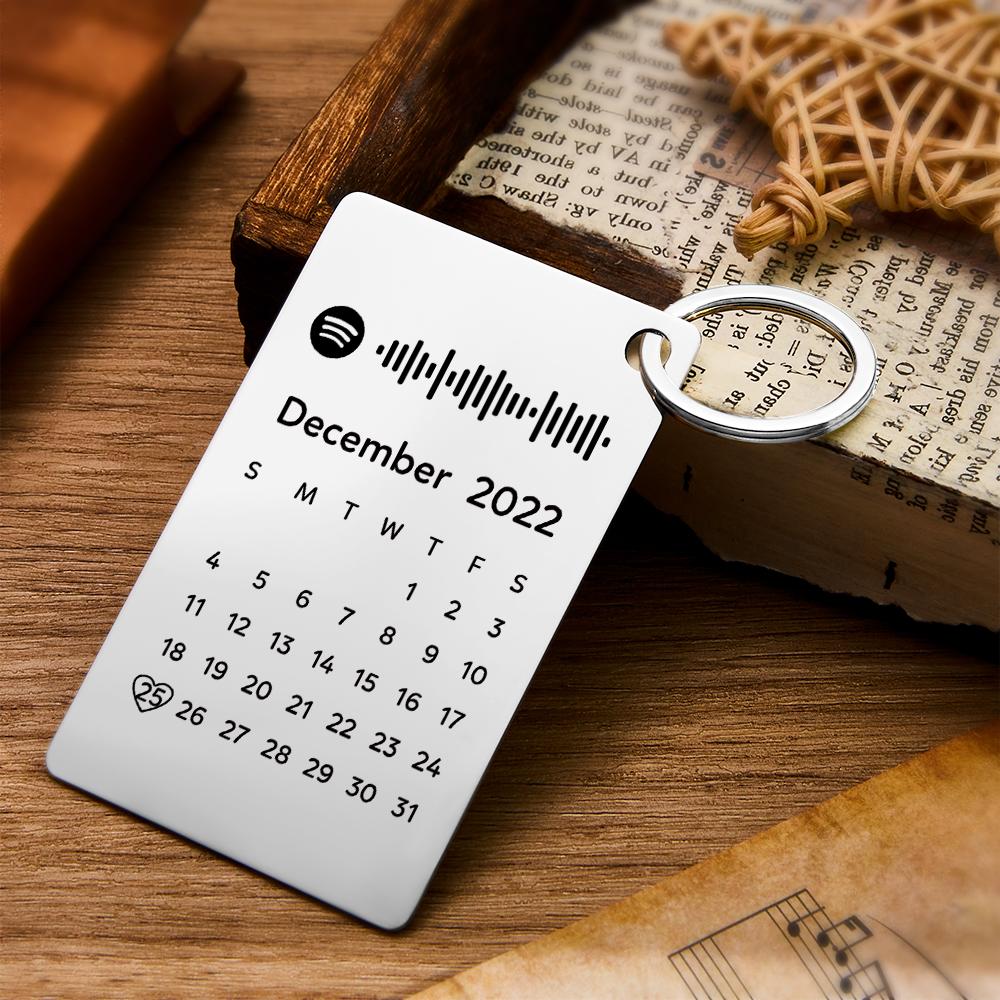 Custom Photo Scannable Spotify Code Music and Calendar Gifts - soufeelau