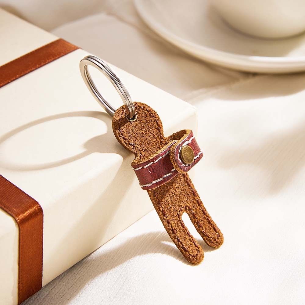 Custom Engraved Keychains Creative Human Shape Funny Gifts - soufeelau